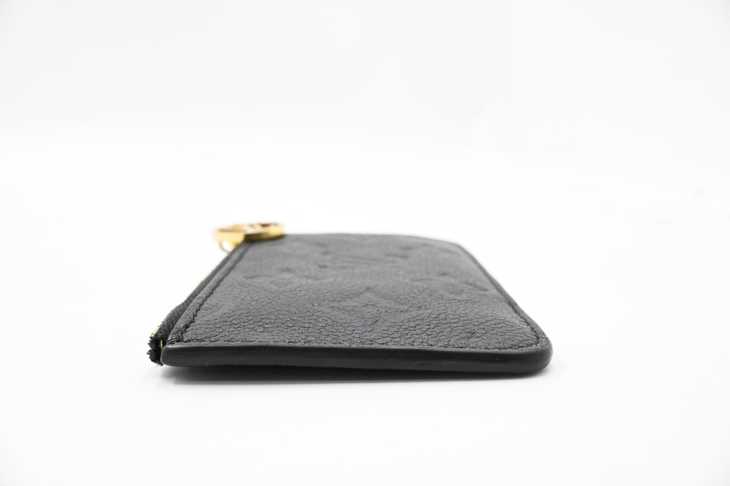 Louis Vuitton Romy Card Holder in Empreinte Black Leather