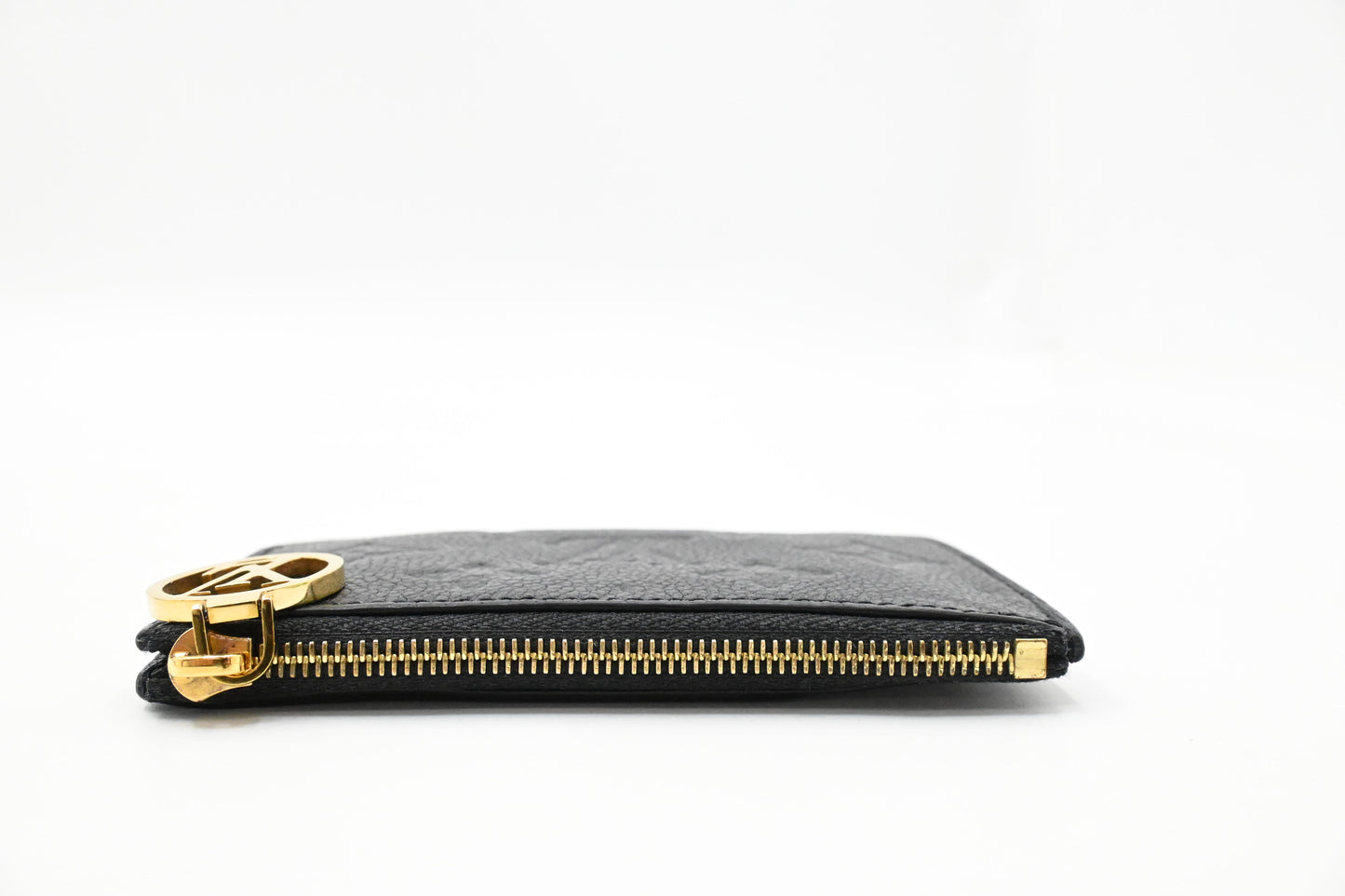 Louis Vuitton Romy Card Holder in Empreinte Black Leather
