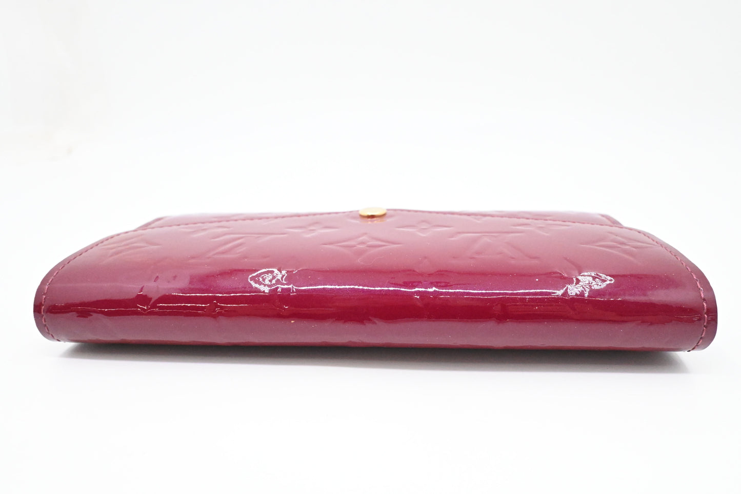 Louis Vuitton Sarah Wallet in Magenta Vernis Leather