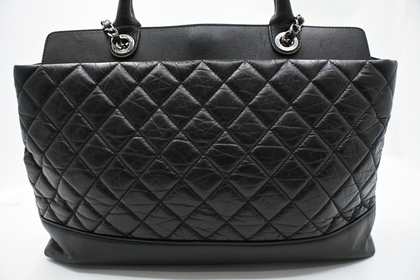 Chanel Portobello 2way Bag in Black Matelasse Leather