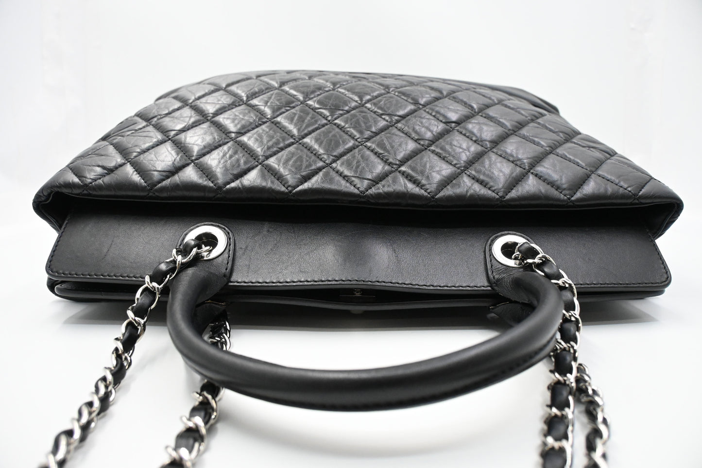 Chanel Portobello 2way Bag in Black Matelasse Leather