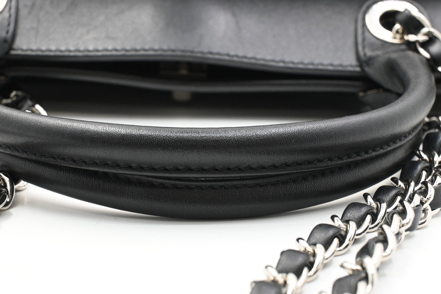 Chanel Portobello 2way Bag in Black Matelasse Leather