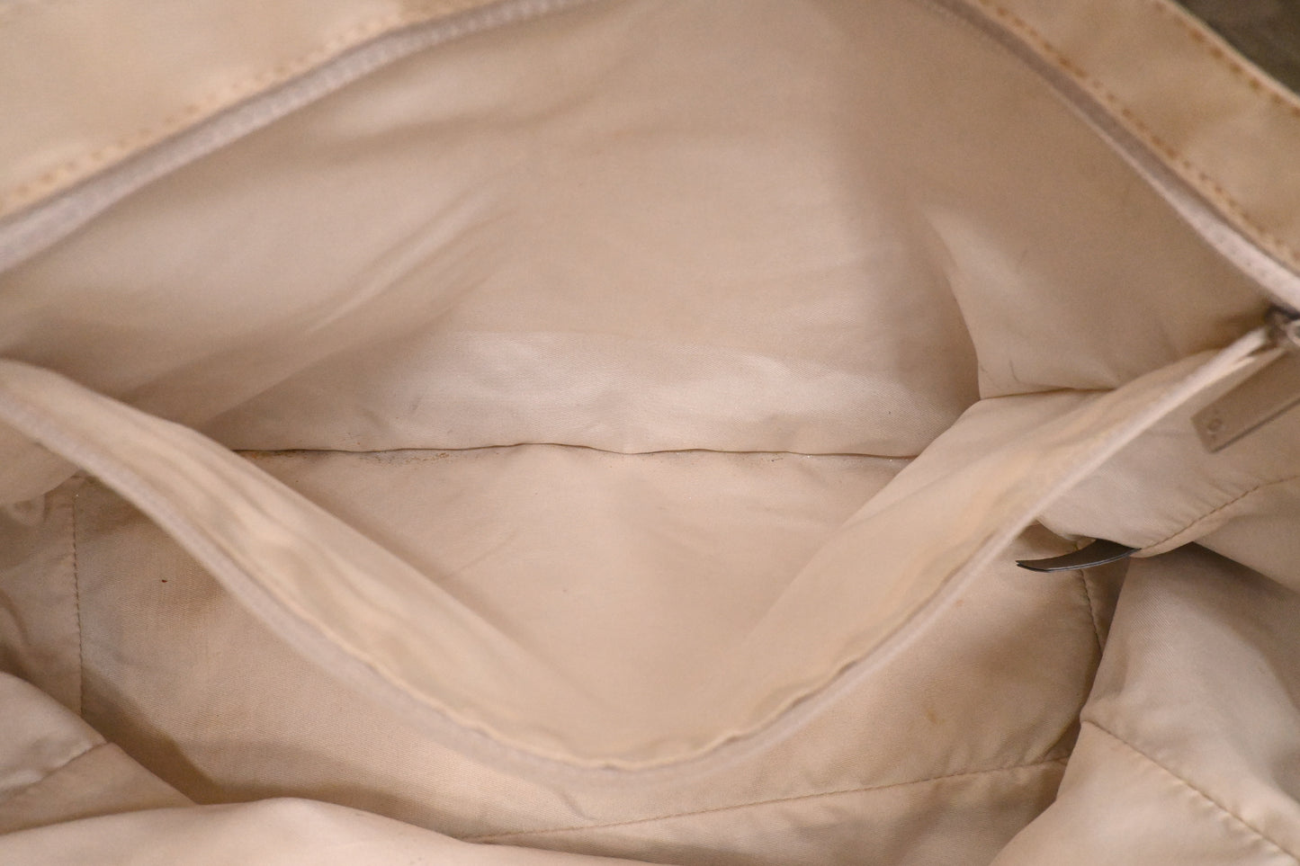 Chanel Small New Travel Line Tote in Silver Canvas