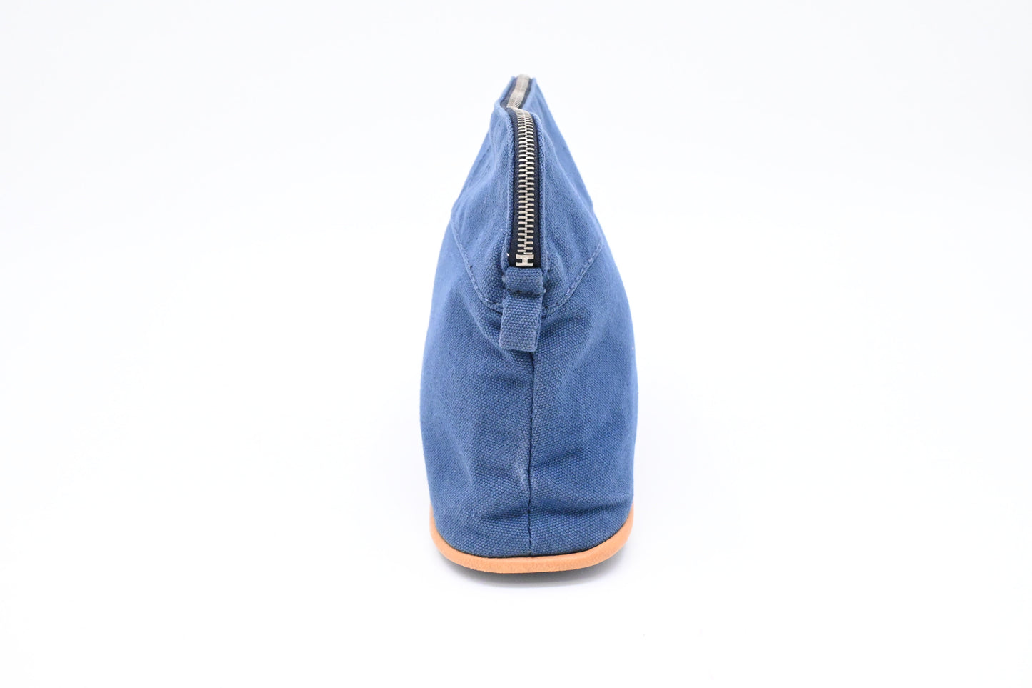 Hermes Bolide Pouch 20 in Blue Canvas