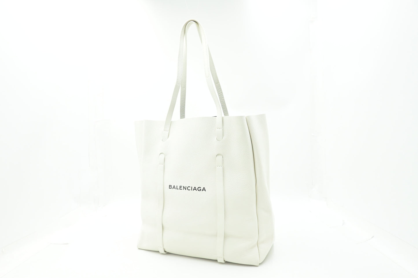 Balenciaga Everyday Tote Bag in White Leather