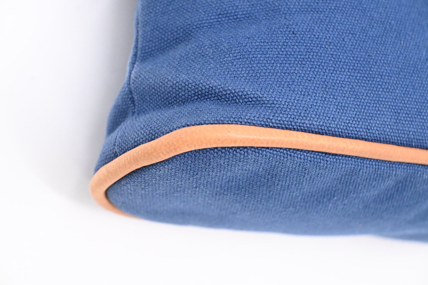 Hermes Bolide Pouch 20 in Blue Canvas