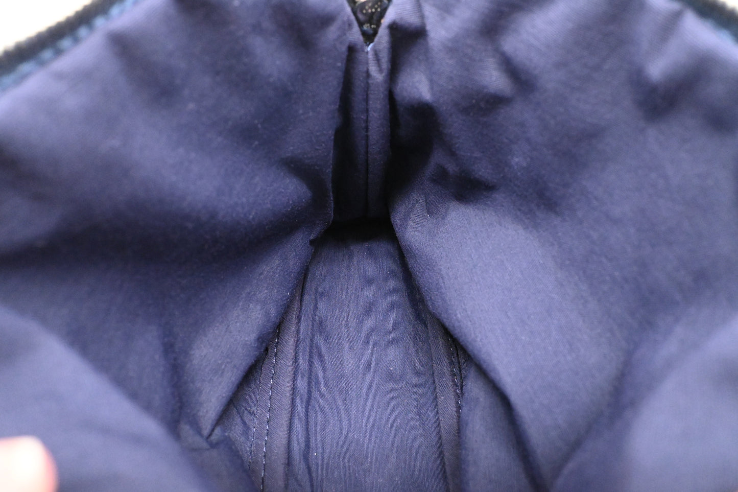 Hermes Bolide Pouch 20 in Blue Canvas
