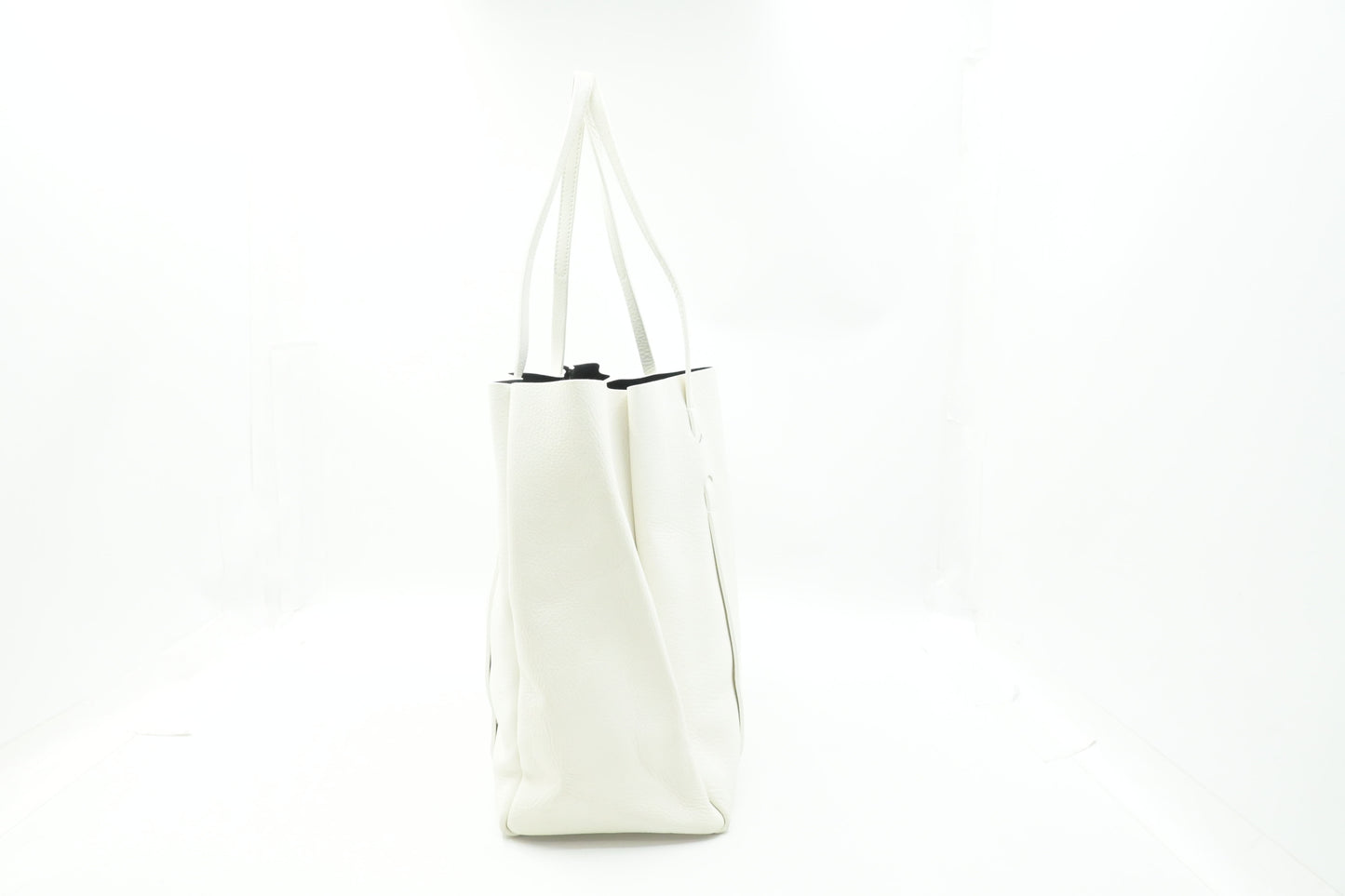 Balenciaga Everyday Tote Bag in White Leather