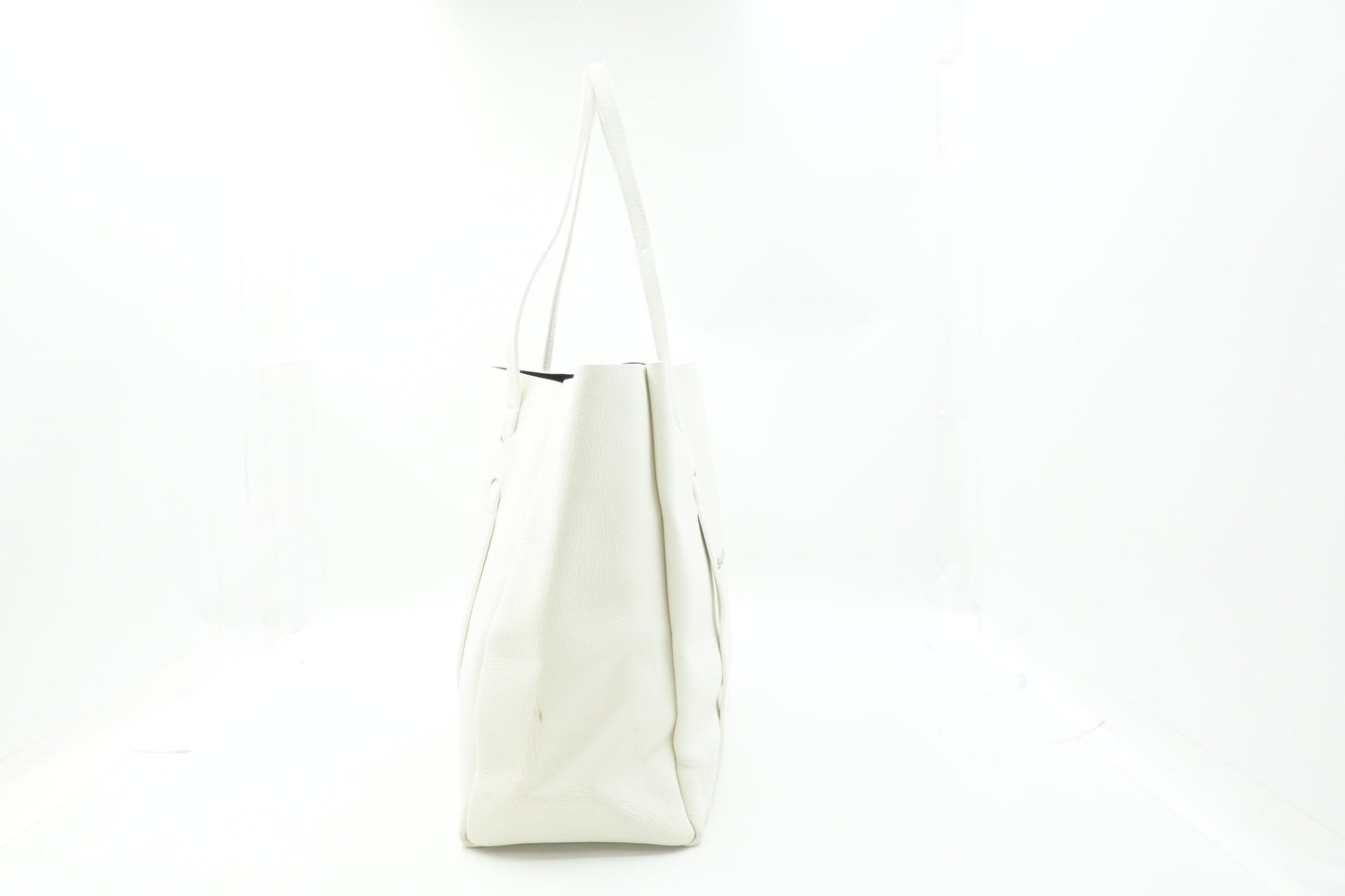 Balenciaga Everyday Tote Bag in White Leather