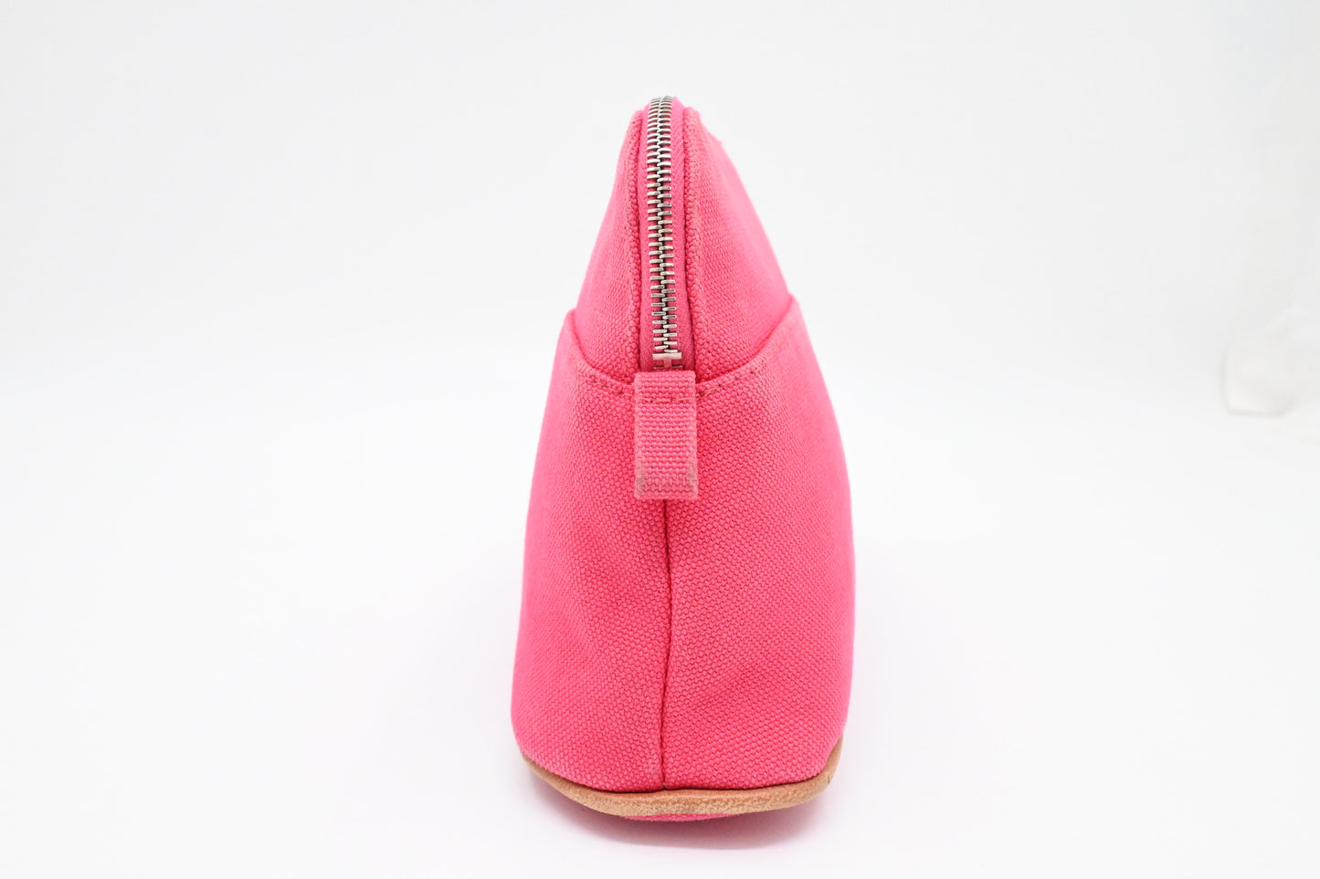 Hermes Bolide Pouch in Pink Canvas