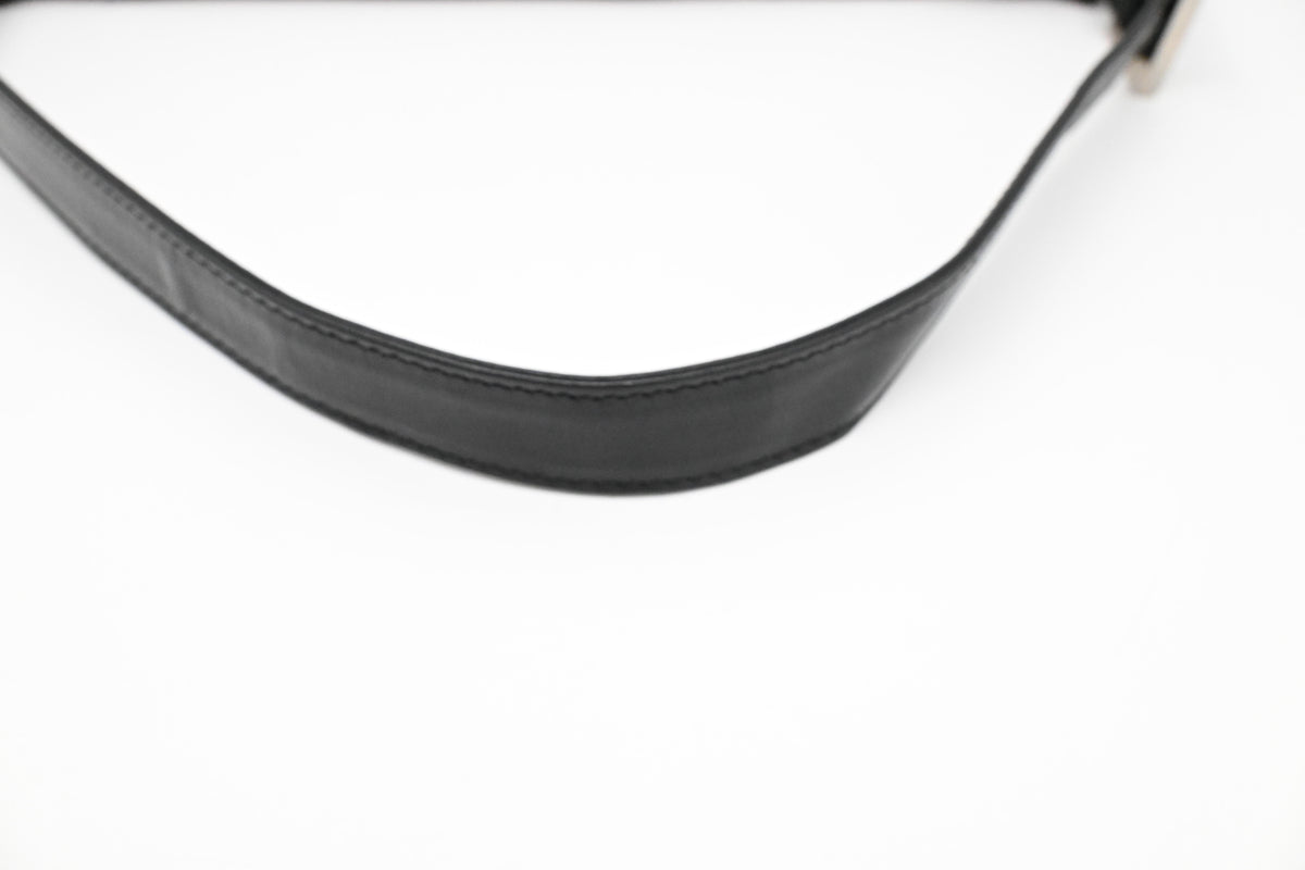 Fendi Medium Mamma Baguette Shoulder Bag in Black Nylon