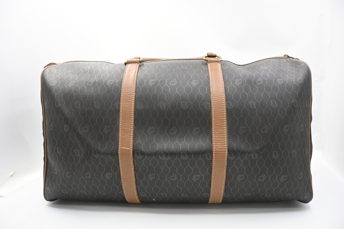 Dior Travel Bag in Black Honeycomb Canvas