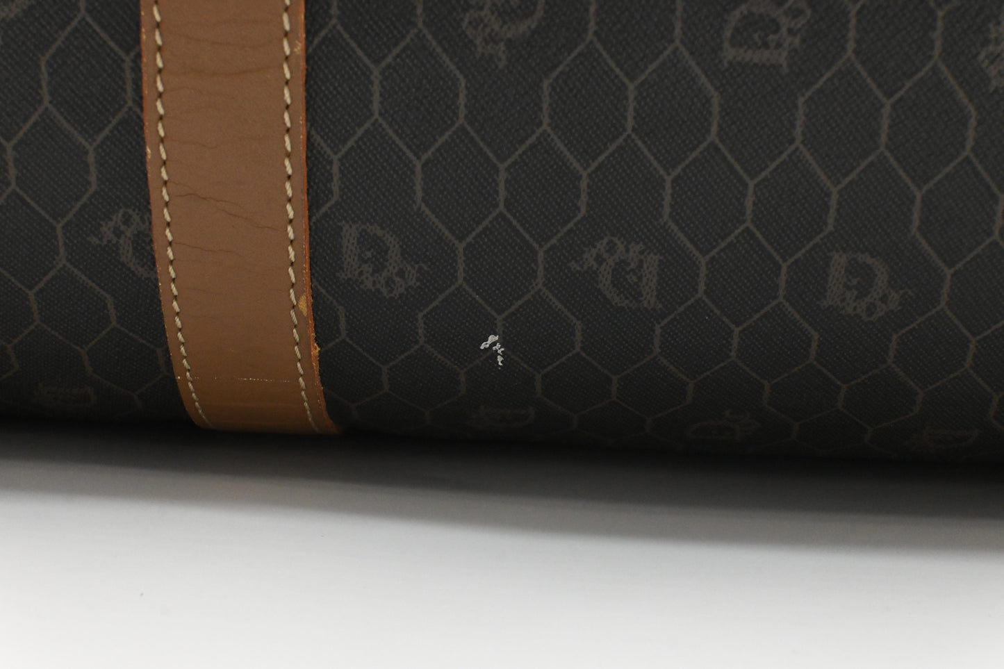 Dior Travel Bag in Black Honeycomb Canvas