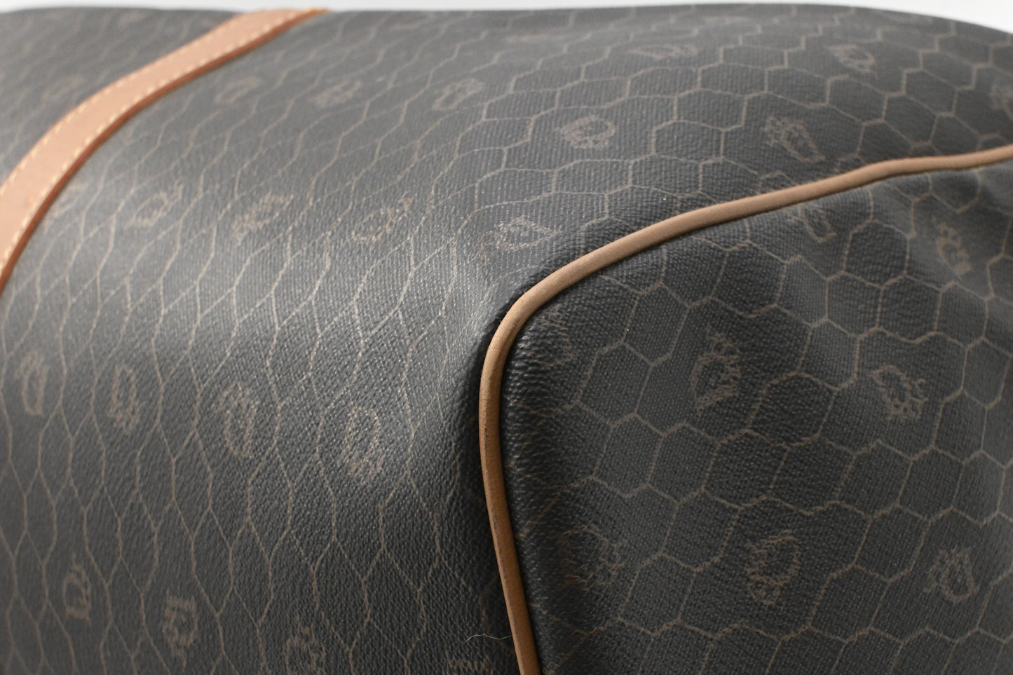 Dior Travel Bag in Black Honeycomb Canvas