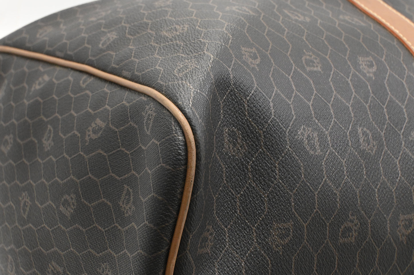 Dior Travel Bag in Black Honeycomb Canvas