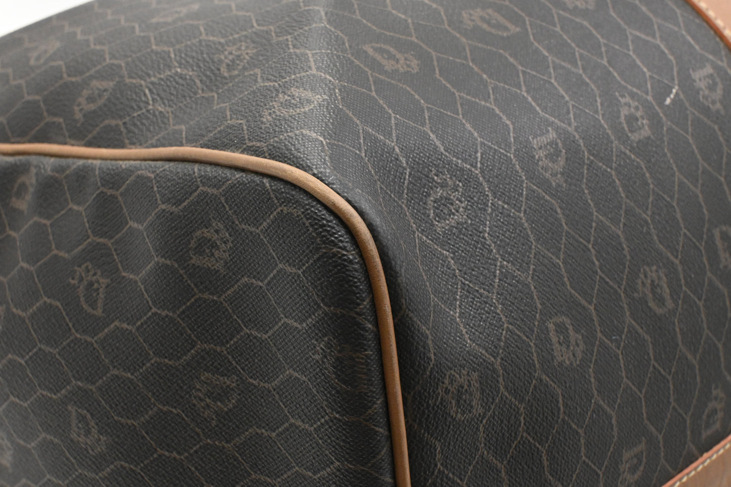 Dior Travel Bag in Black Honeycomb Canvas