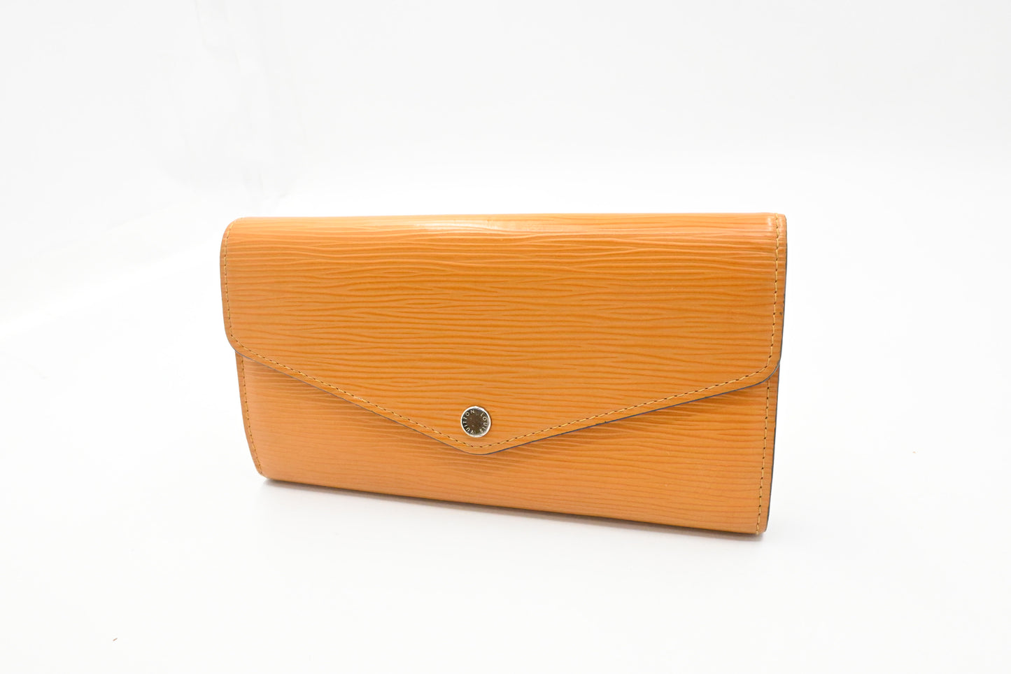 Louis Vuitton Sarah Wallet in Orange Epi Leather