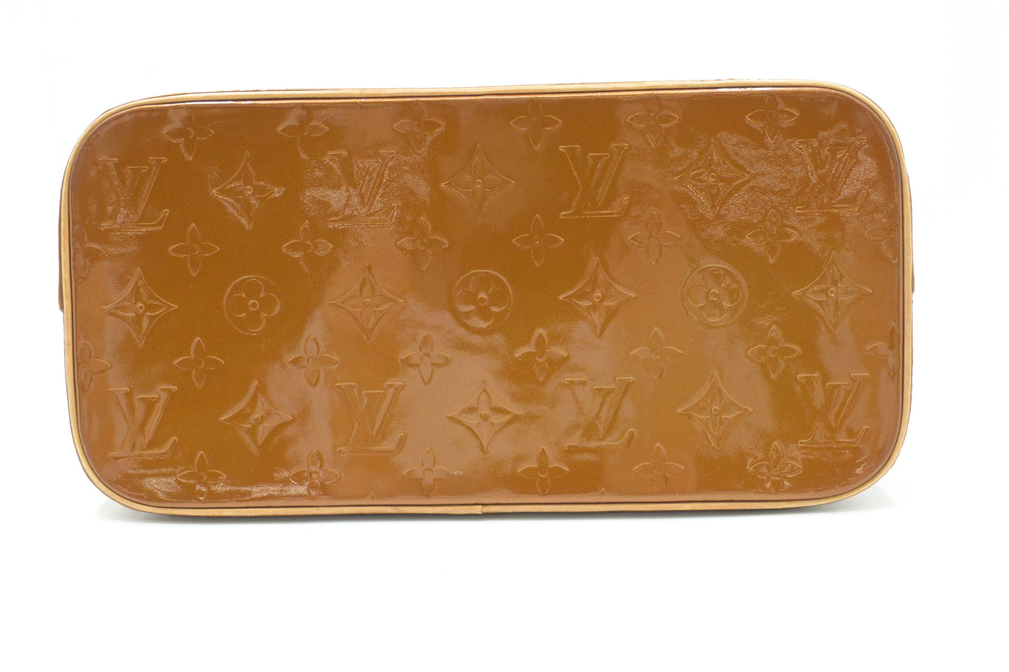 Louis Vuitton Houston in Bronze Vernis Leather