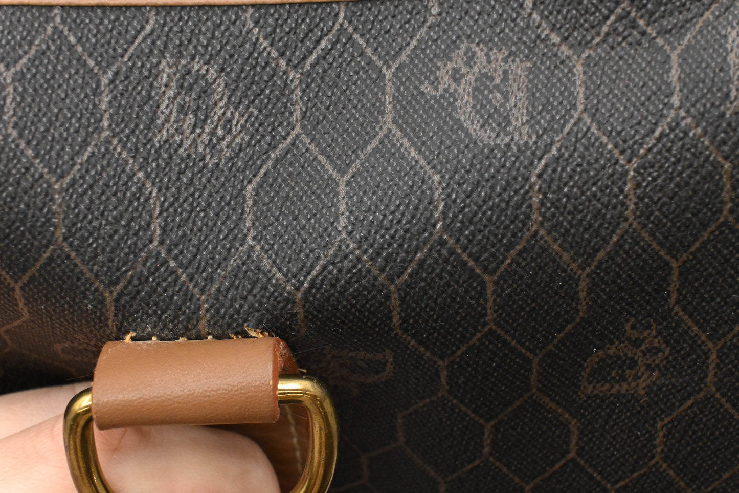 Dior Travel Bag in Black Honeycomb Canvas