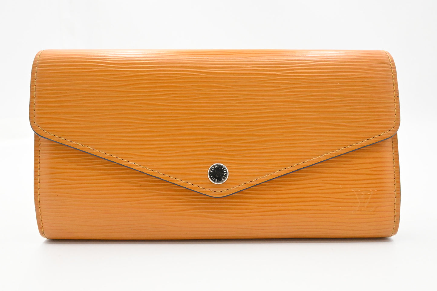 Louis Vuitton Sarah Wallet in Orange Epi Leather