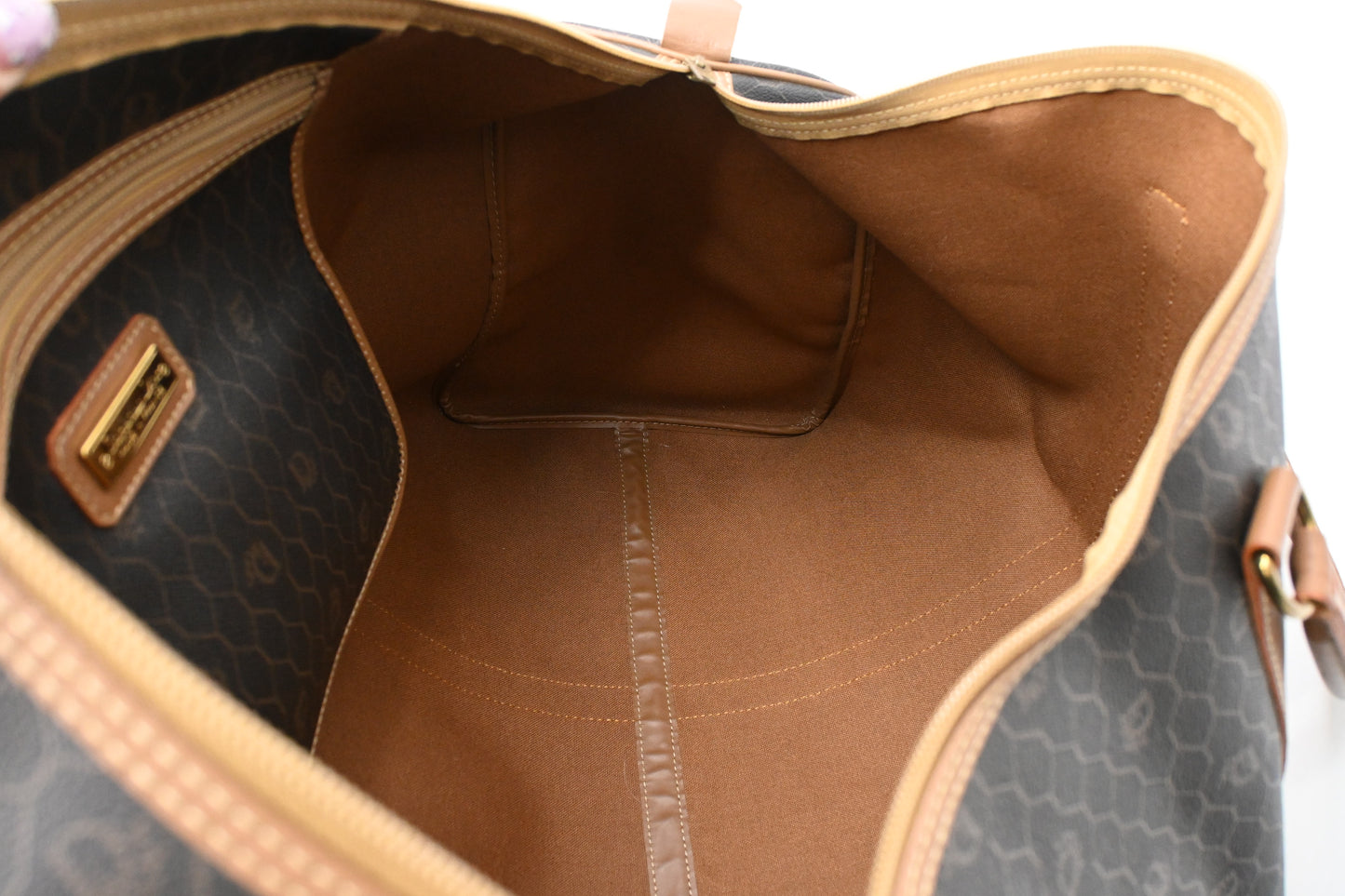 Dior Travel Bag in Black Honeycomb Canvas