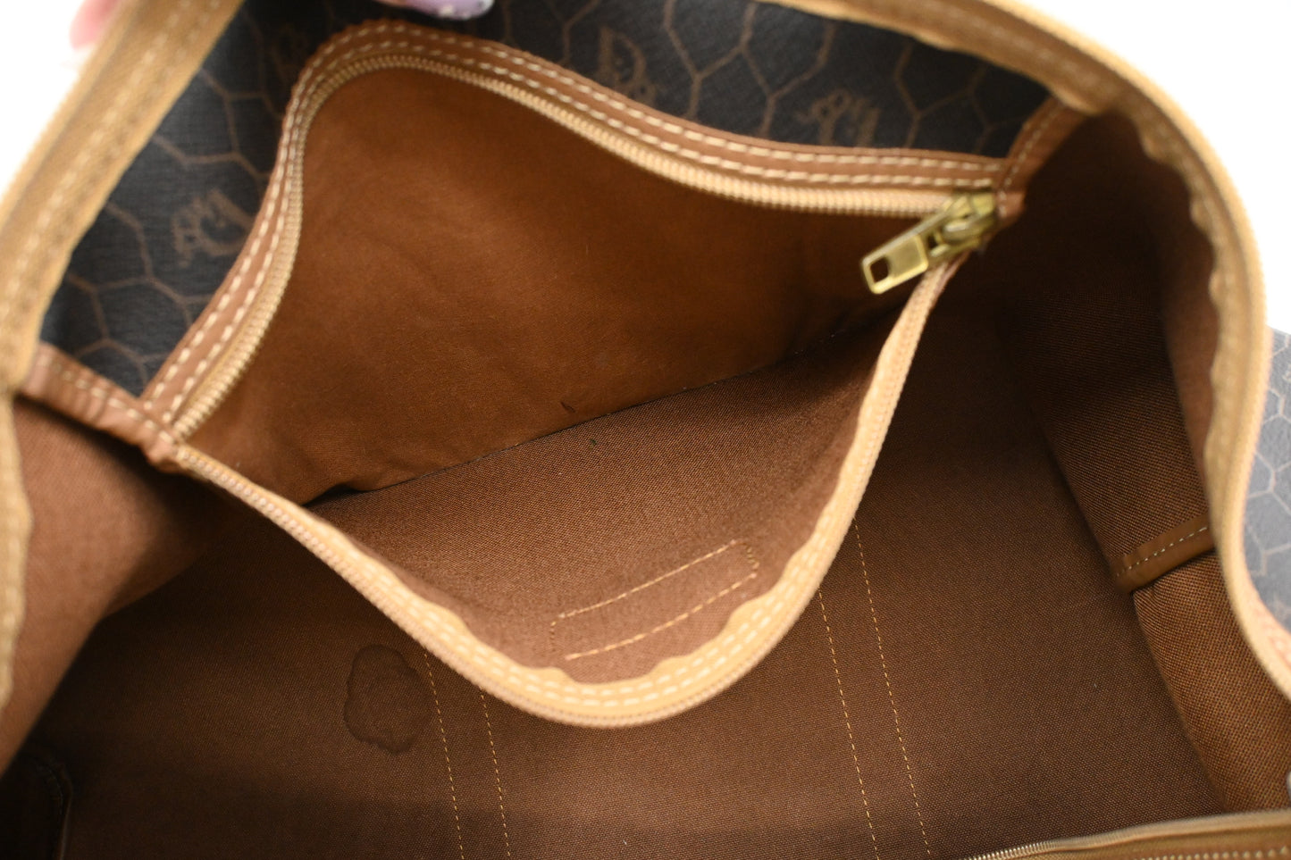 Dior Travel Bag in Black Honeycomb Canvas
