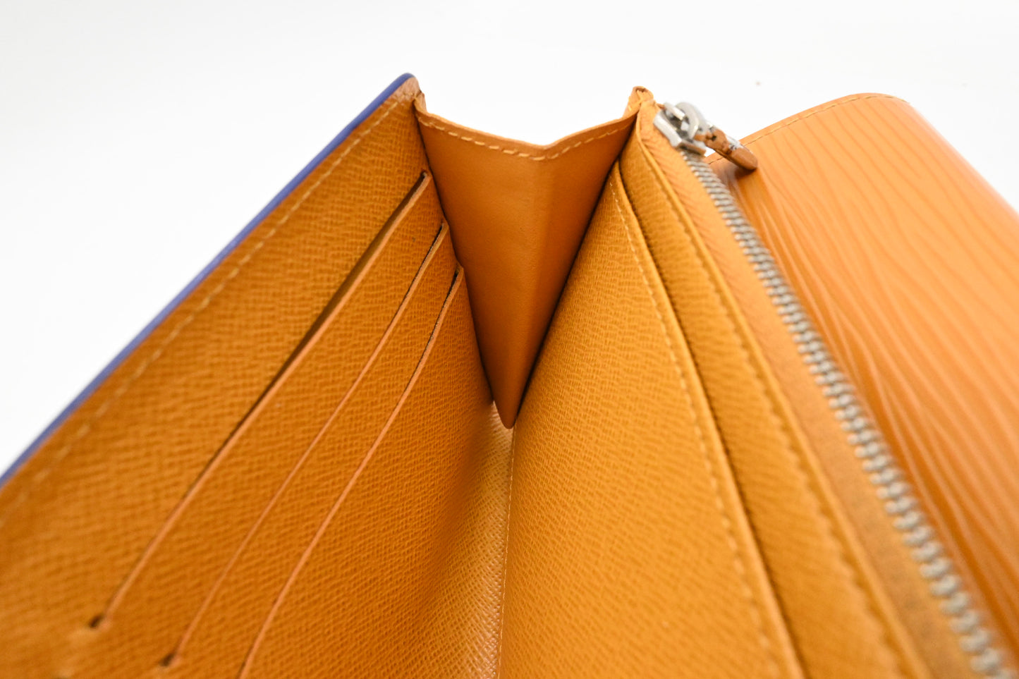 Louis Vuitton Sarah Wallet in Orange Epi Leather