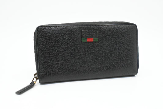 Gucci Zippy Wallet in Black Leather