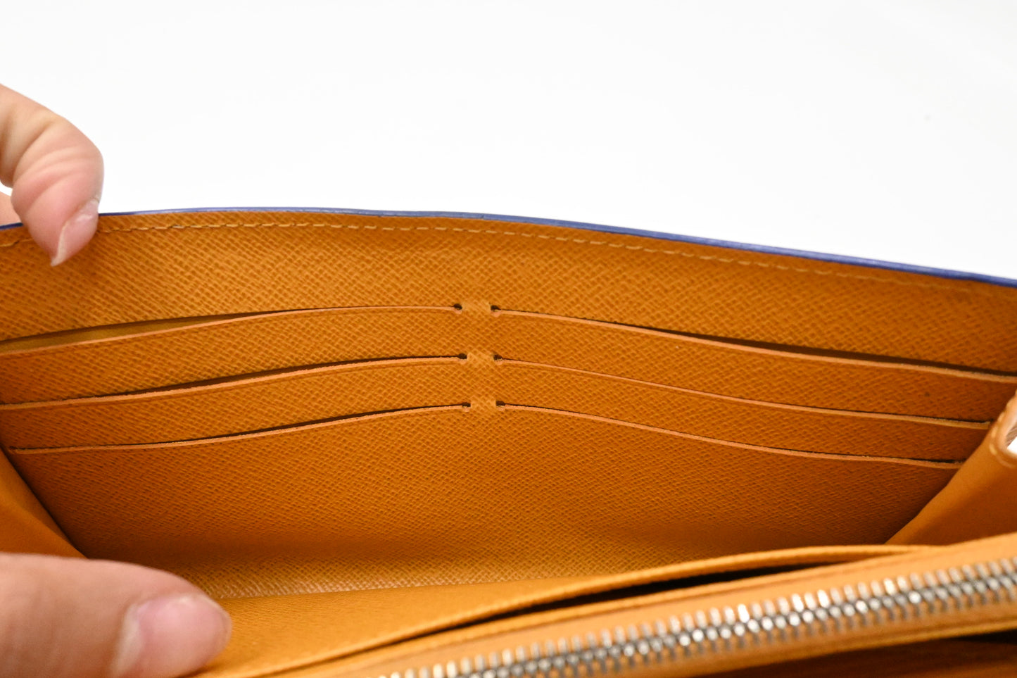 Louis Vuitton Sarah Wallet in Orange Epi Leather