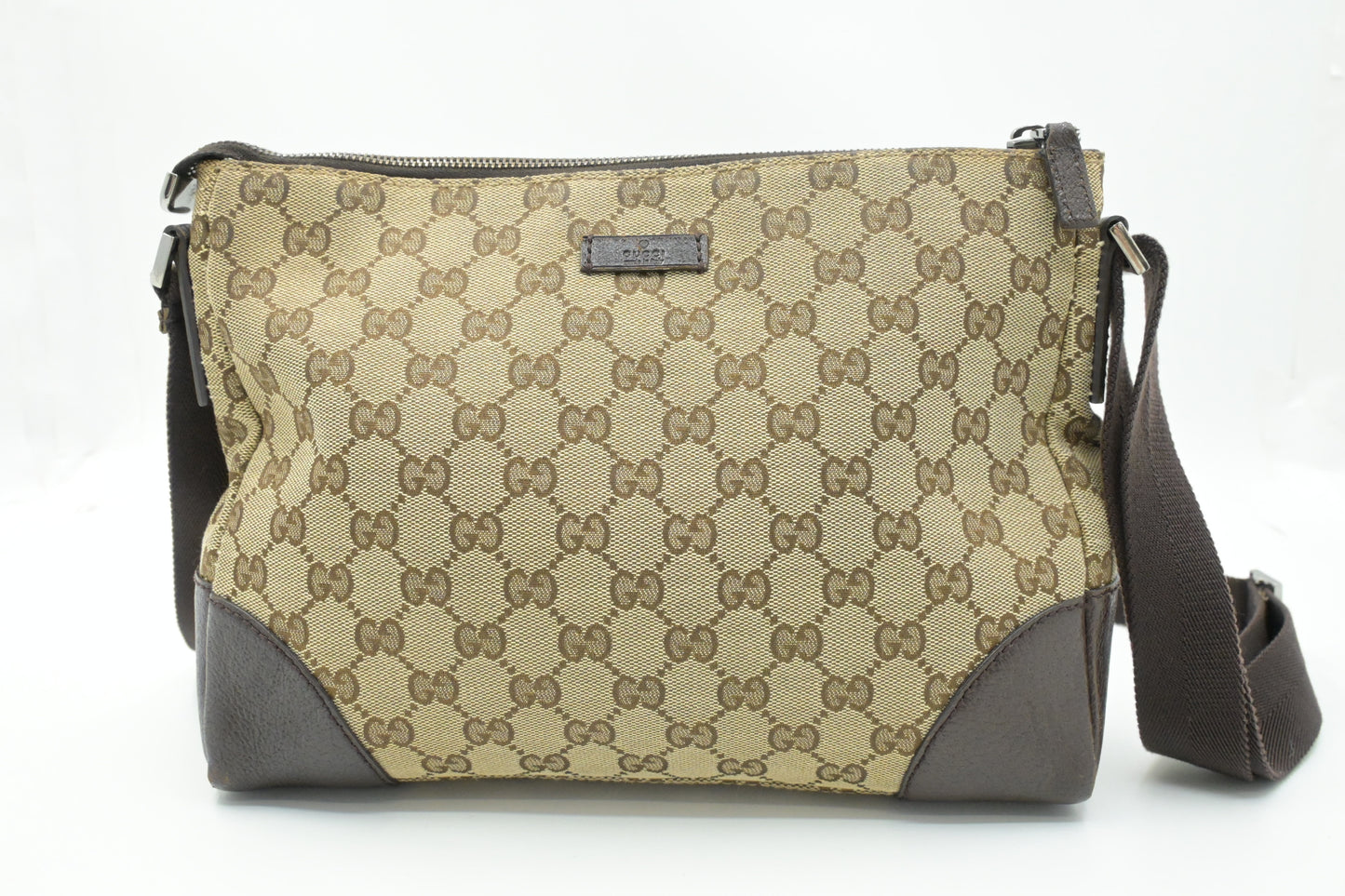 Gucci Crossbody Bag in Brown GG Canvas