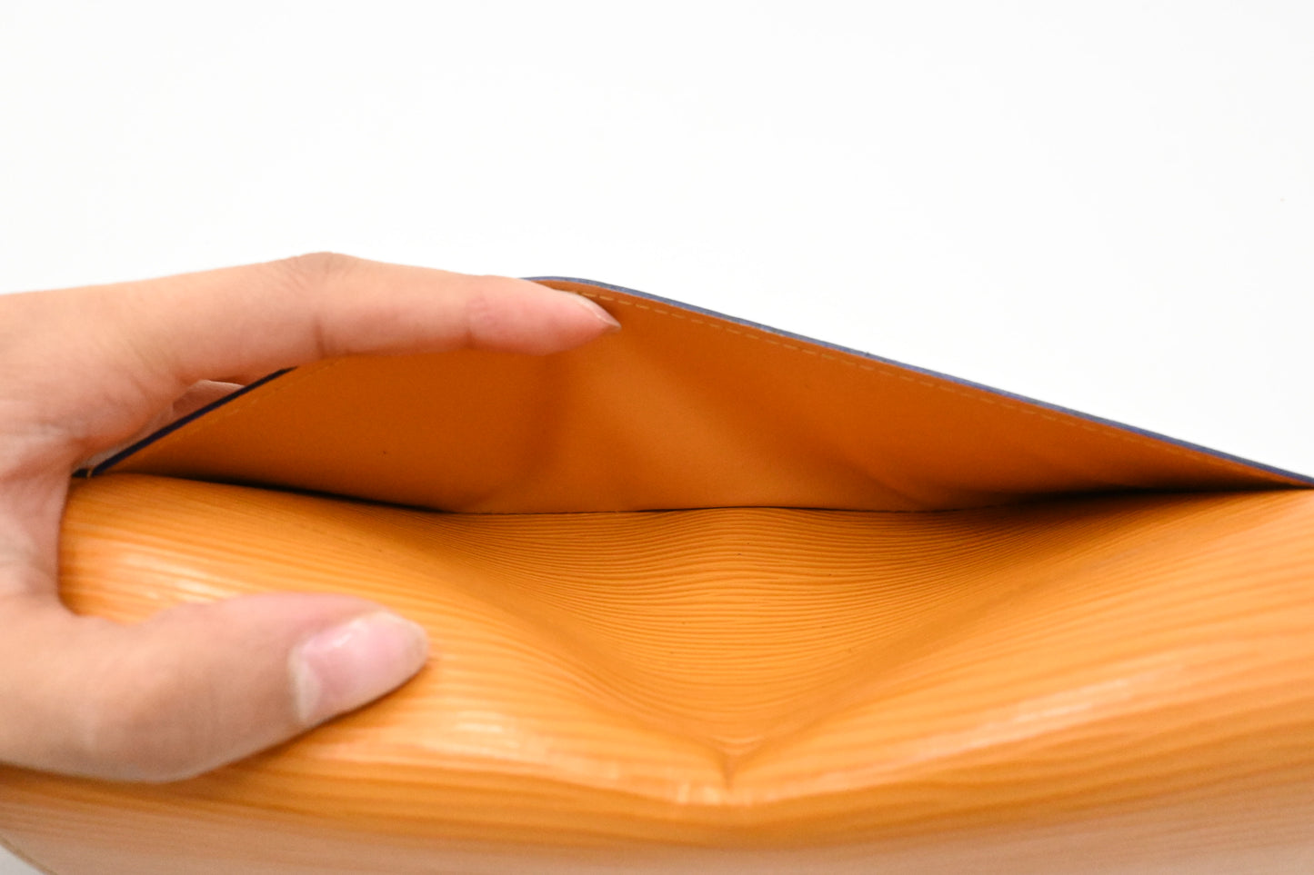 Louis Vuitton Sarah Wallet in Orange Epi Leather