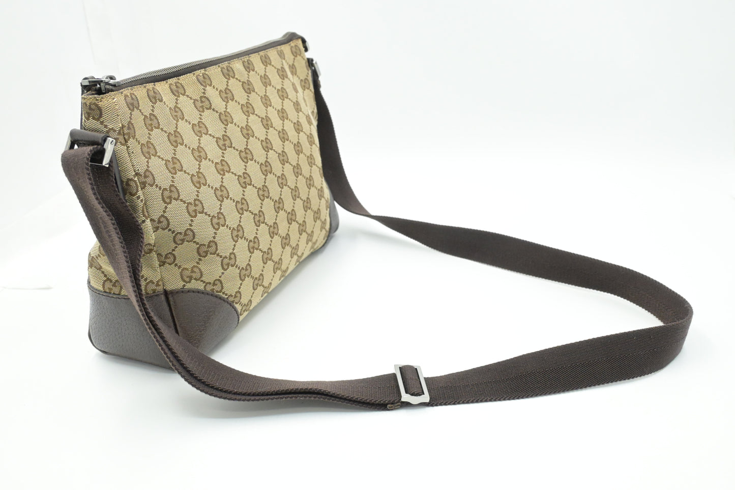 Gucci Crossbody Bag in Brown GG Canvas