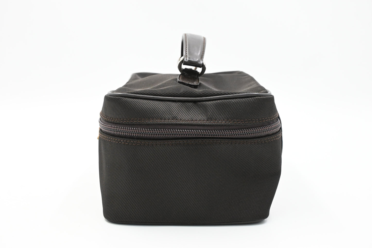 Gucci Vanity Pouch in Brown Canvas and Leather