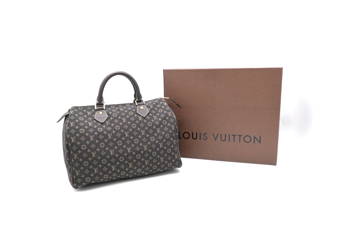 Louis Vuitton Speedy 30 in Fusain Minilin Canvas