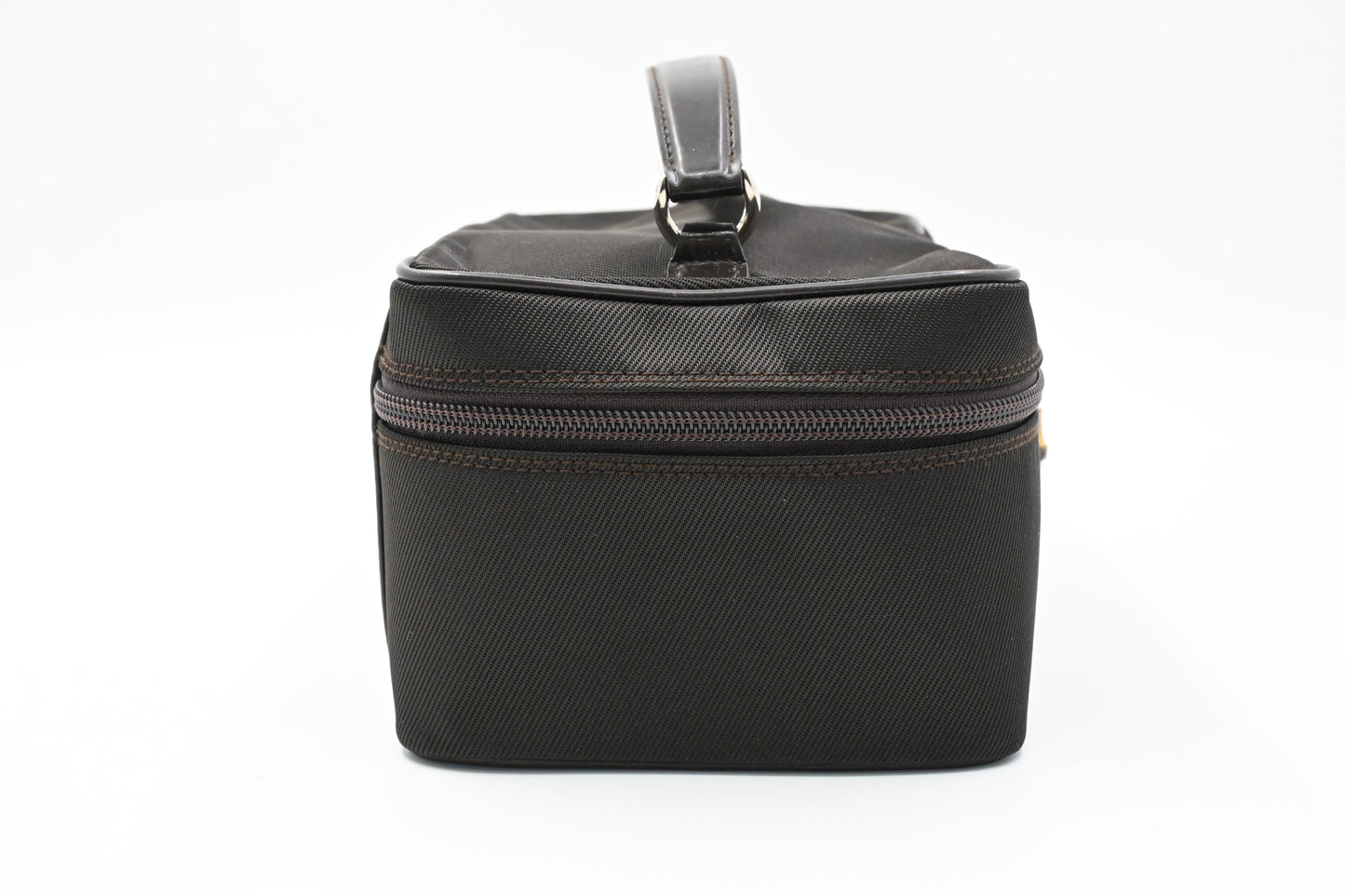 Gucci Vanity Pouch in Brown Canvas and Leather