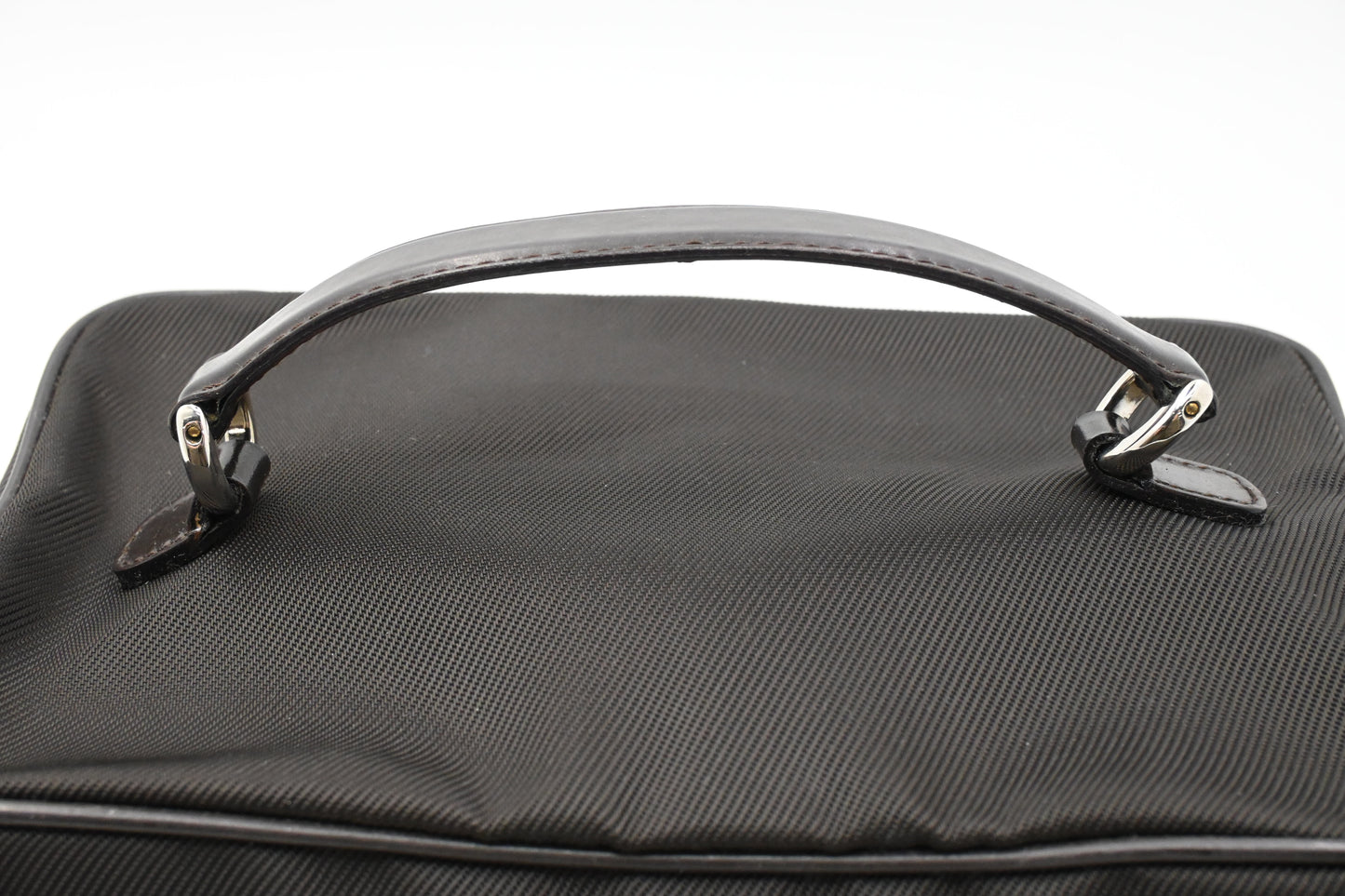 Gucci Vanity Pouch in Brown Canvas and Leather