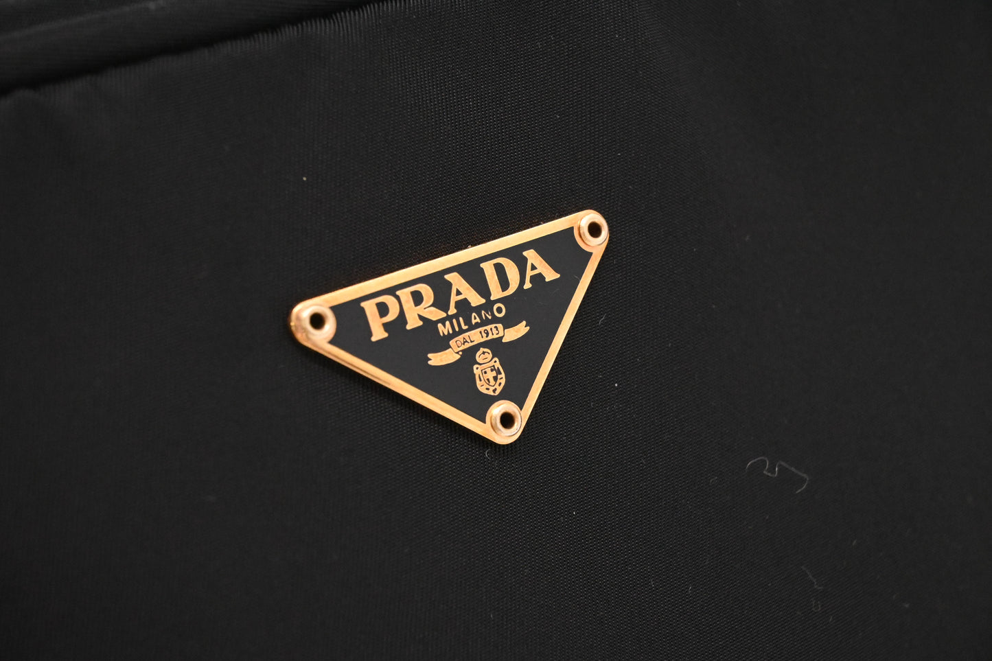 Prada Handbag in Black Nylon Canvas