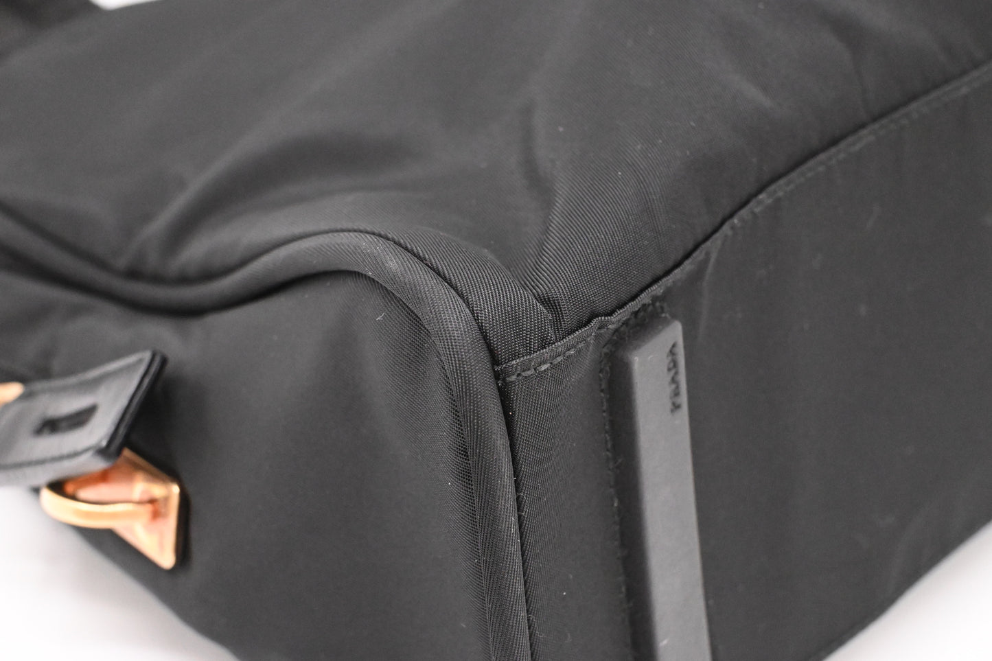 Prada Handbag in Black Nylon Canvas