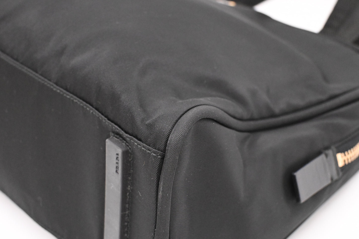 Prada Handbag in Black Nylon Canvas