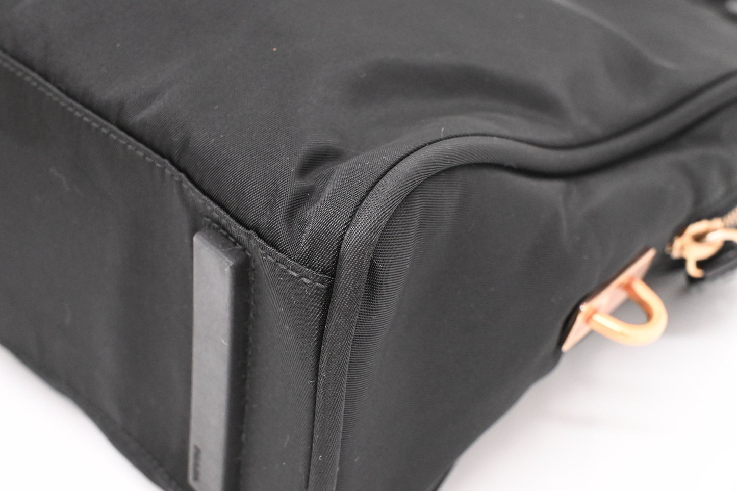 Prada Handbag in Black Nylon Canvas