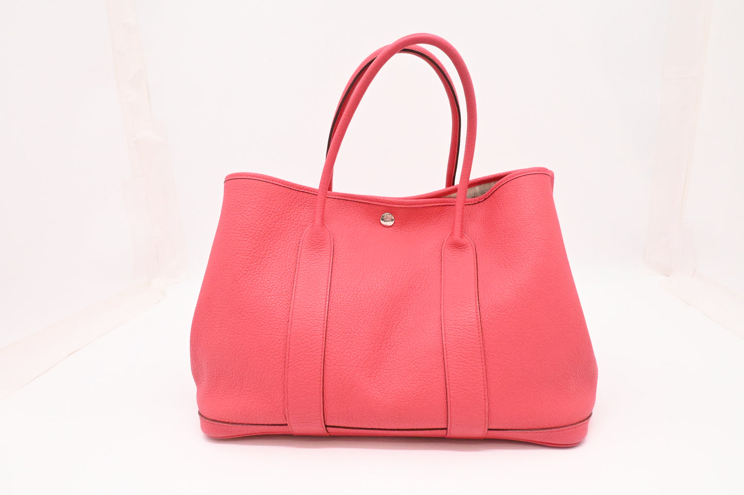 Hermes Garden Party 36 in Pink Negonda Leather