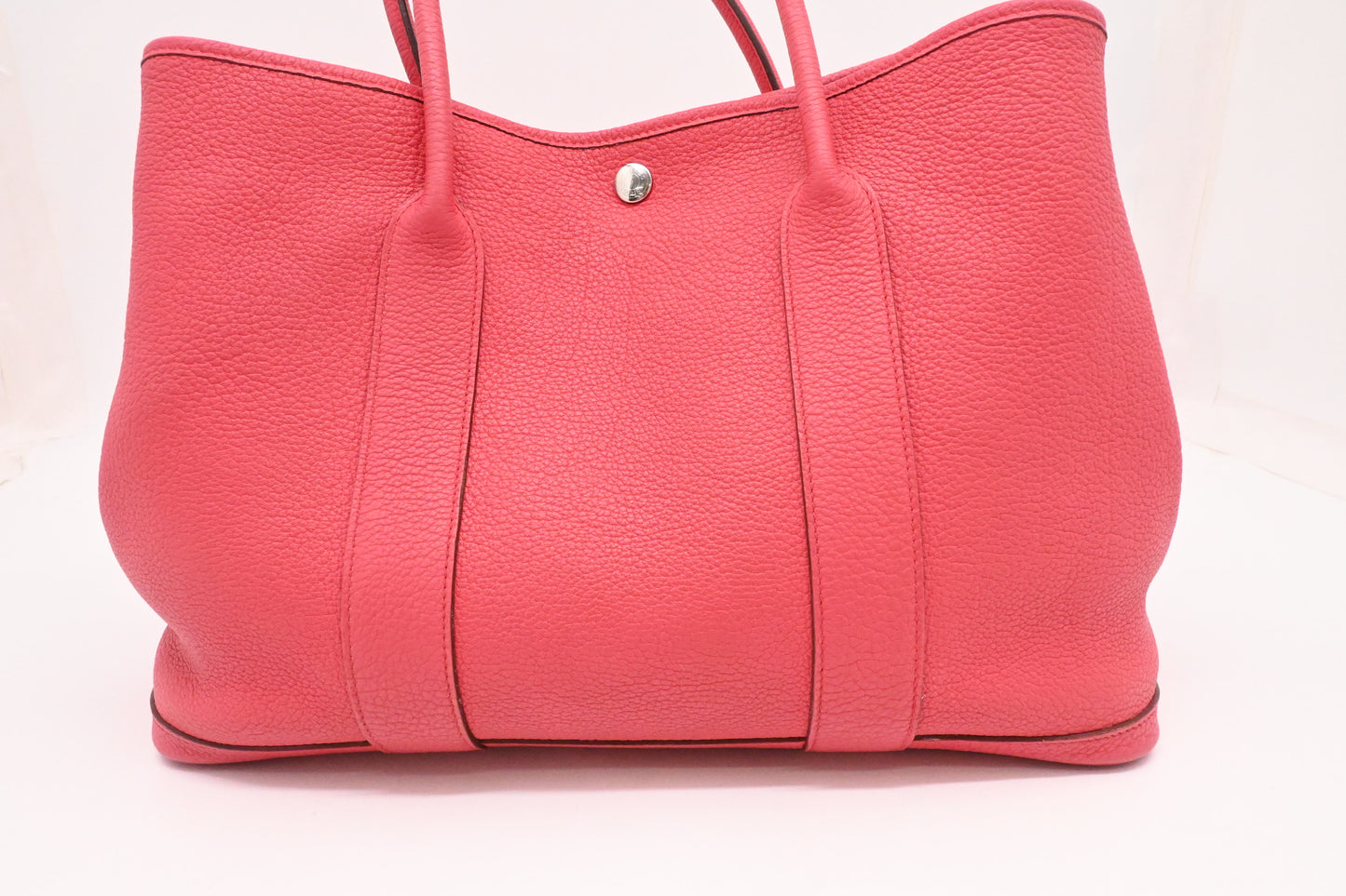 Hermes Garden Party 36 in Pink Negonda Leather