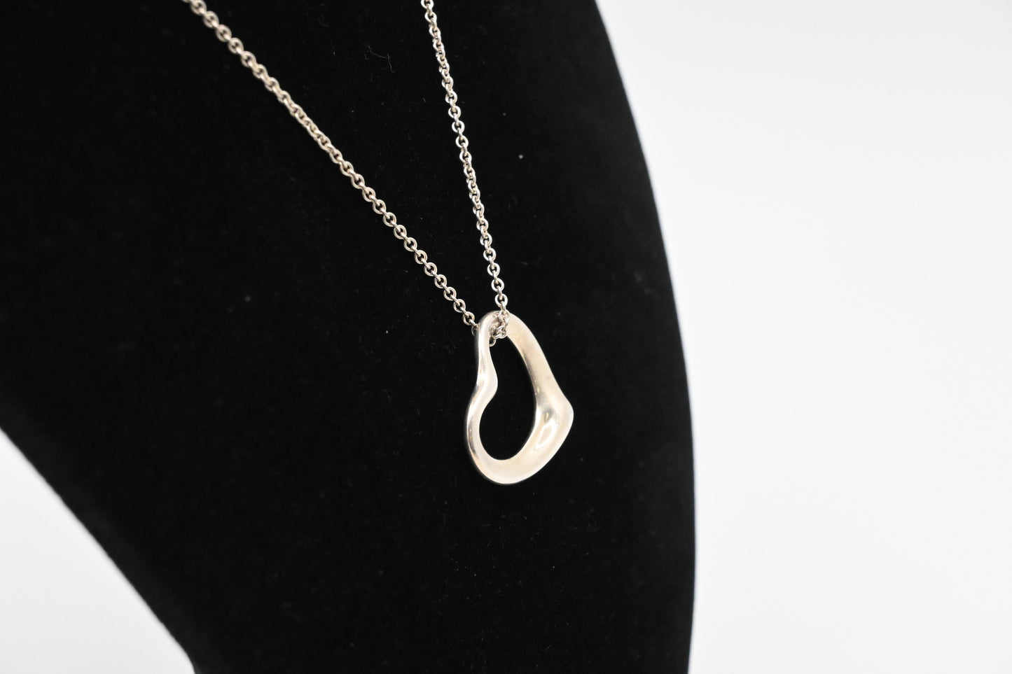Tiffany & Co. Open Heart Necklace in Sterling Silver