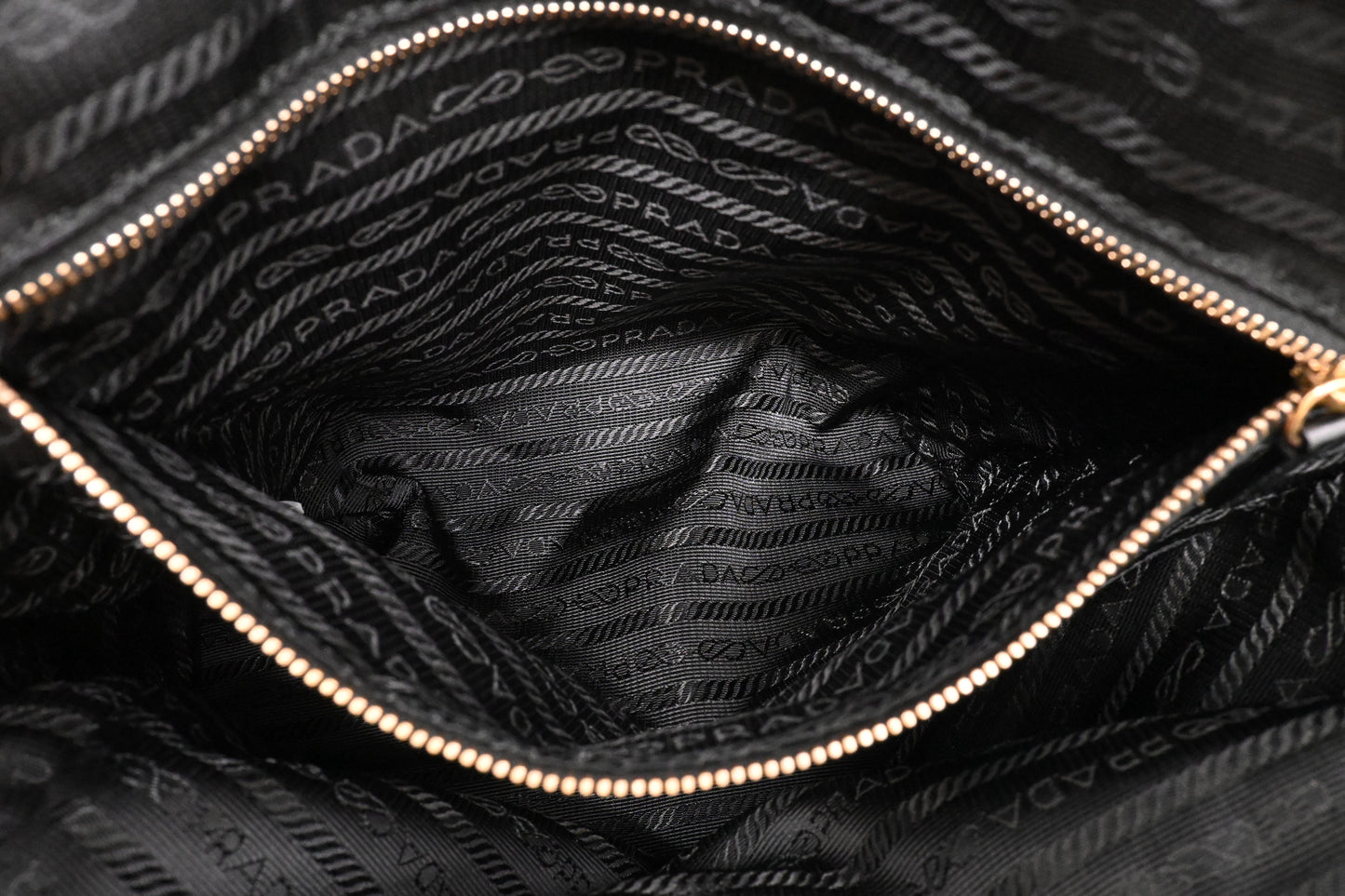 Prada Handbag in Black Nylon Canvas