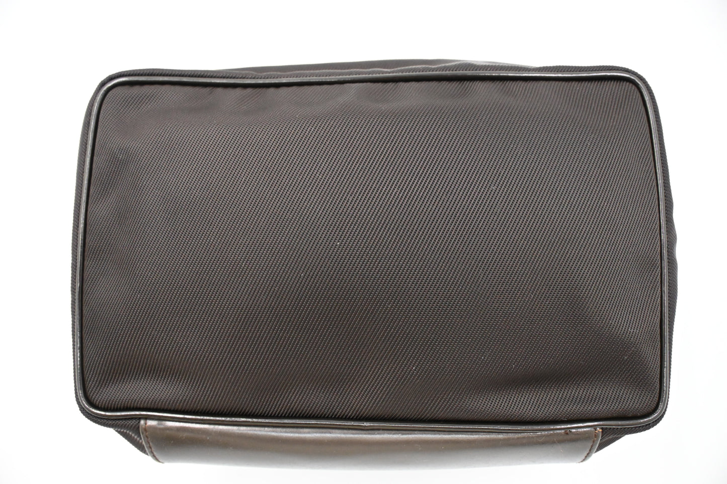 Gucci Vanity Pouch in Brown Canvas and Leather