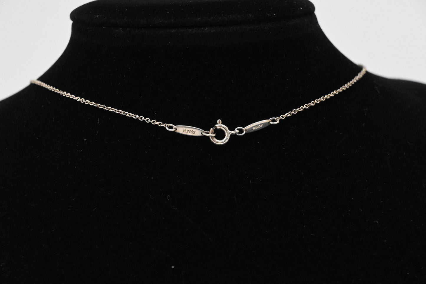 Tiffany & Co. Small Open Heart Necklace in Sterling Silver