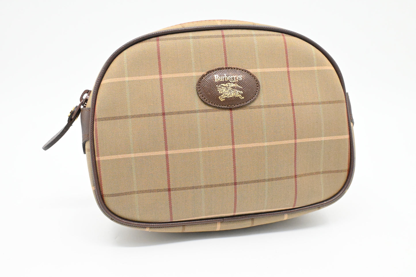 Burberry Pouch in Green Canvas