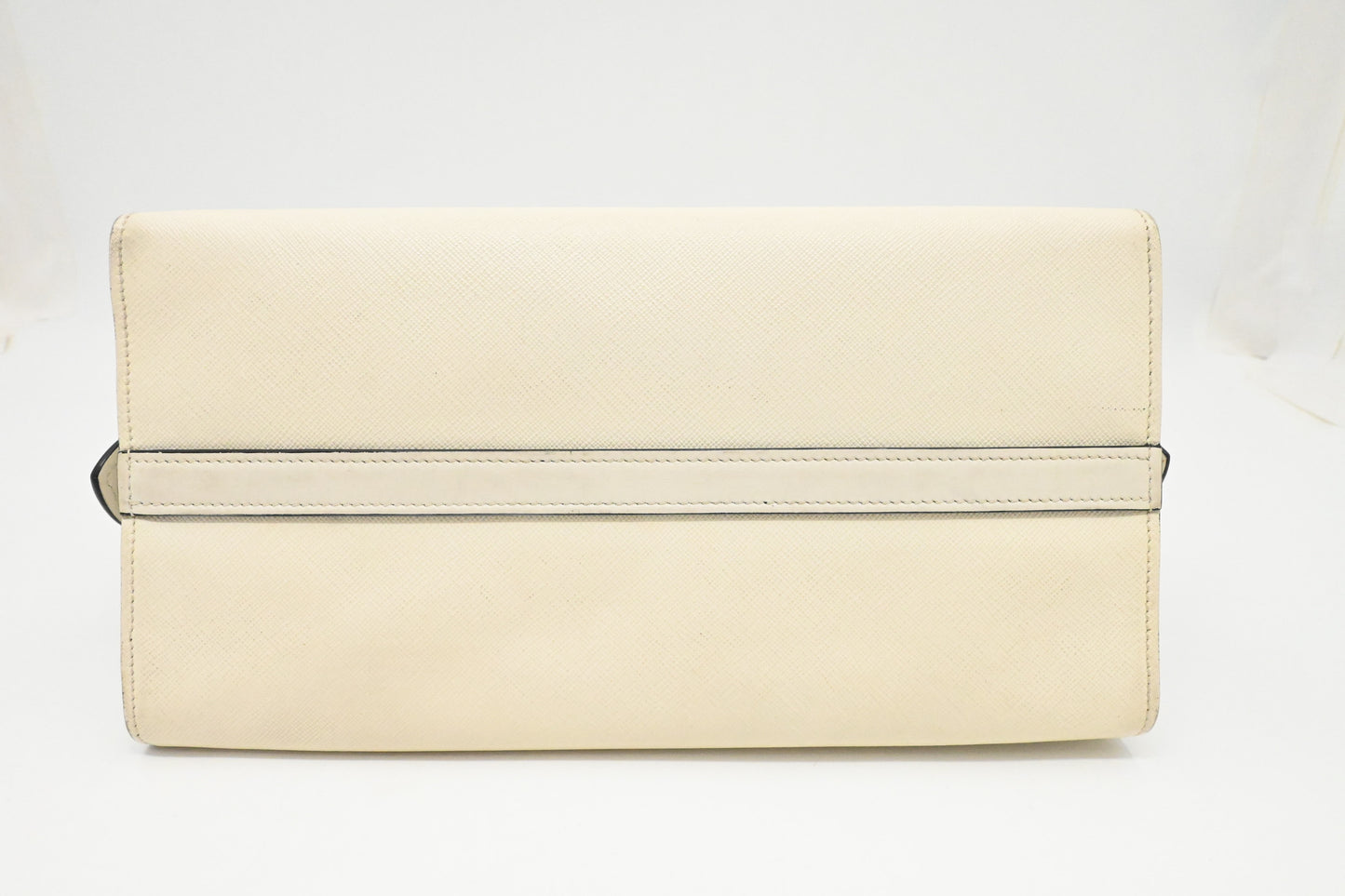 Prada Handbag in White Saffiano Leather