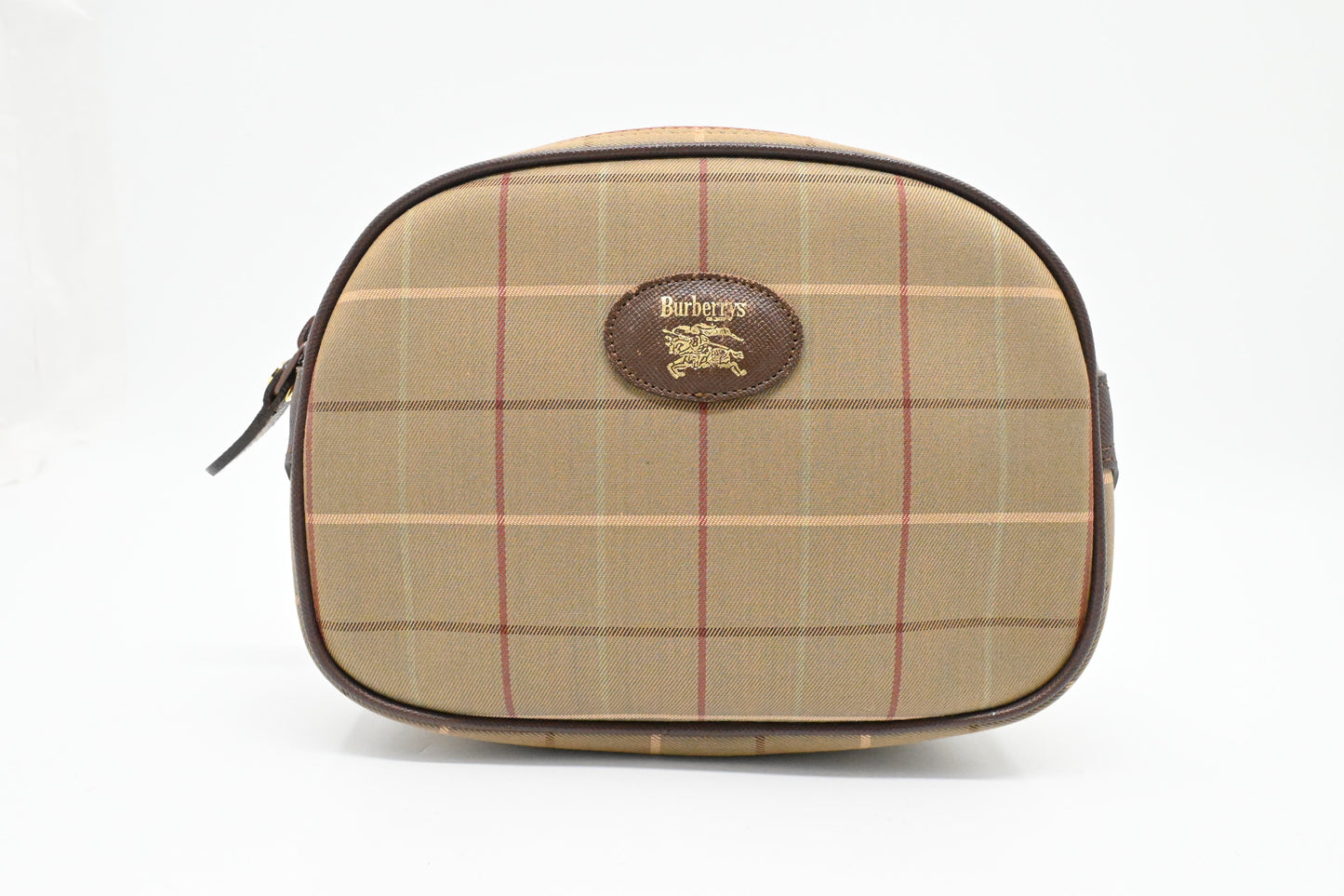 Burberry Pouch in Green Canvas