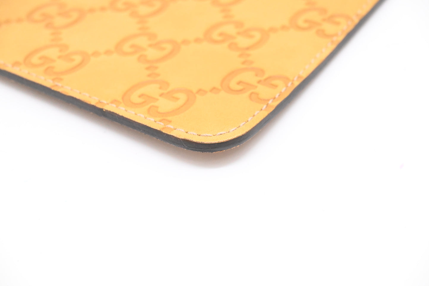 Gucci Mousepad in Yellow Guccissima Leather